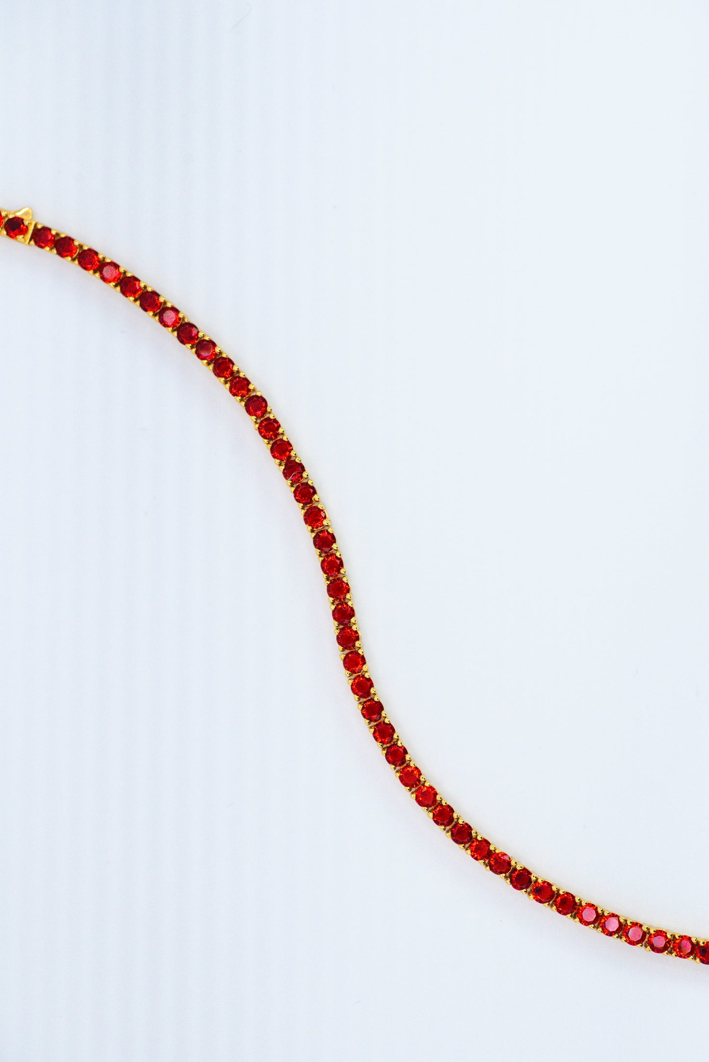 Ruby Aura | Corundum Tennis Bracelet - Lunelle Atelier