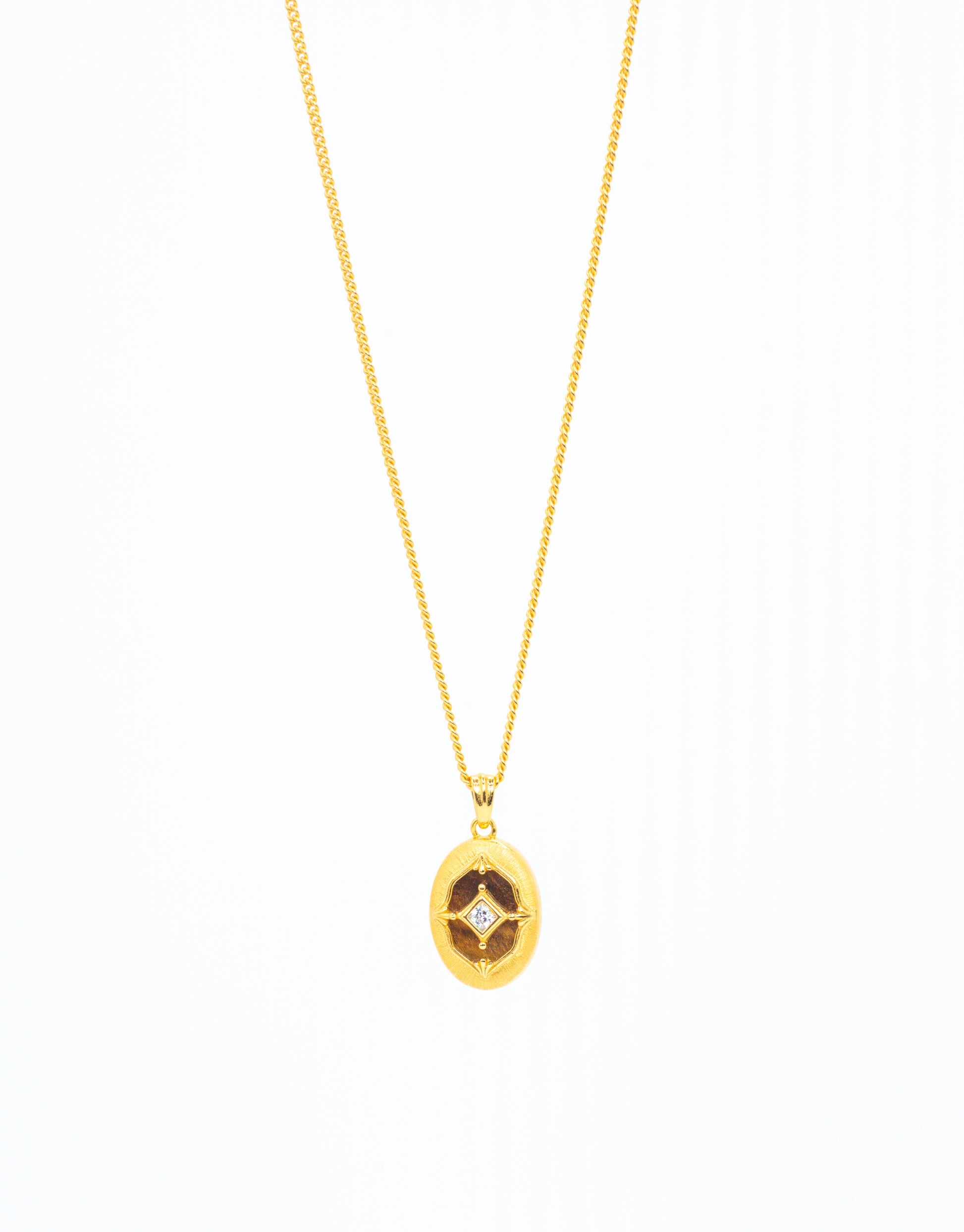 Tiger's Eye Gilded Guardian Bracelet | 18K Gold Plated Sterling Silver - Lunelle Atelier