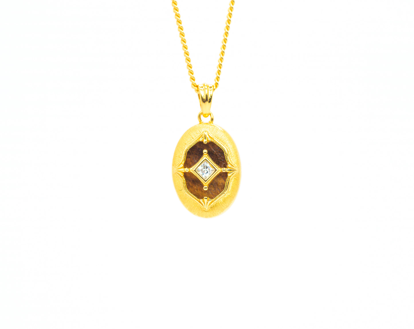 Tiger's Eye Gilded Guardian Bracelet | 18K Gold Plated Sterling Silver - Lunelle Atelier