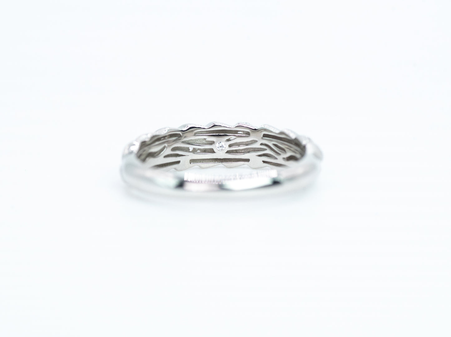 Brushed Braid Ring | Rhodium-Plated Sterling Silver - Lunelle Atelier