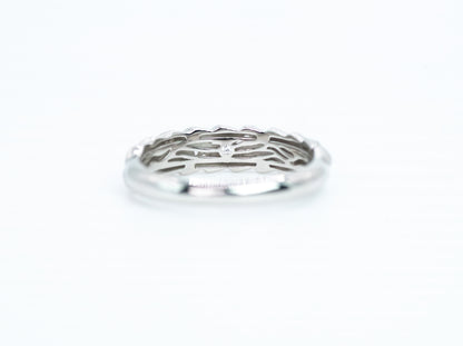 Brushed Braid Ring | Rhodium-Plated Sterling Silver - Lunelle Atelier