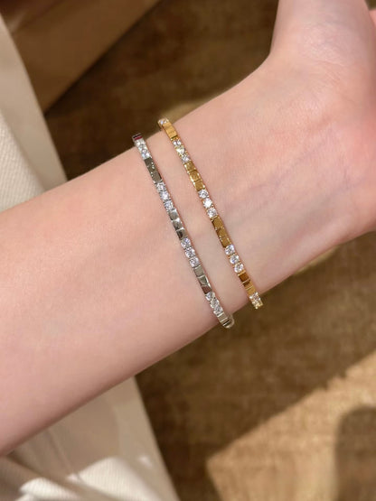 Modern Bar Tennis Bracelet