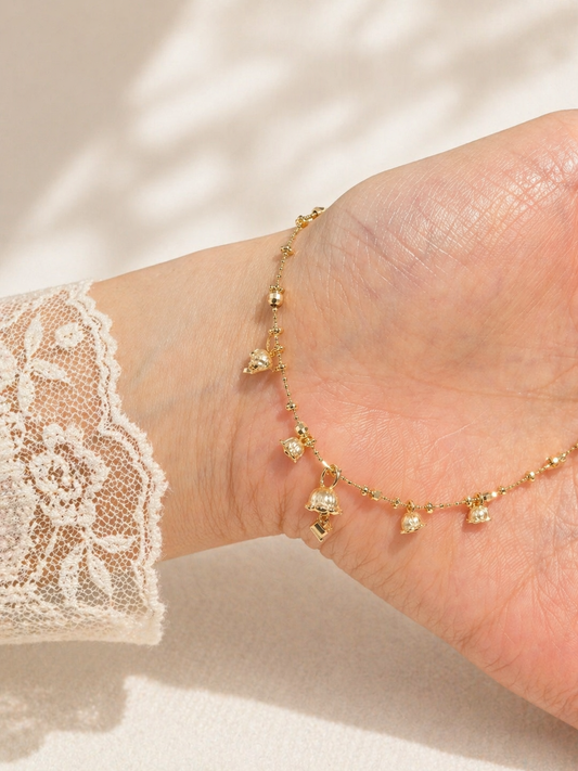 Lily of Light Charm Bracelet - Lunelle Atelier