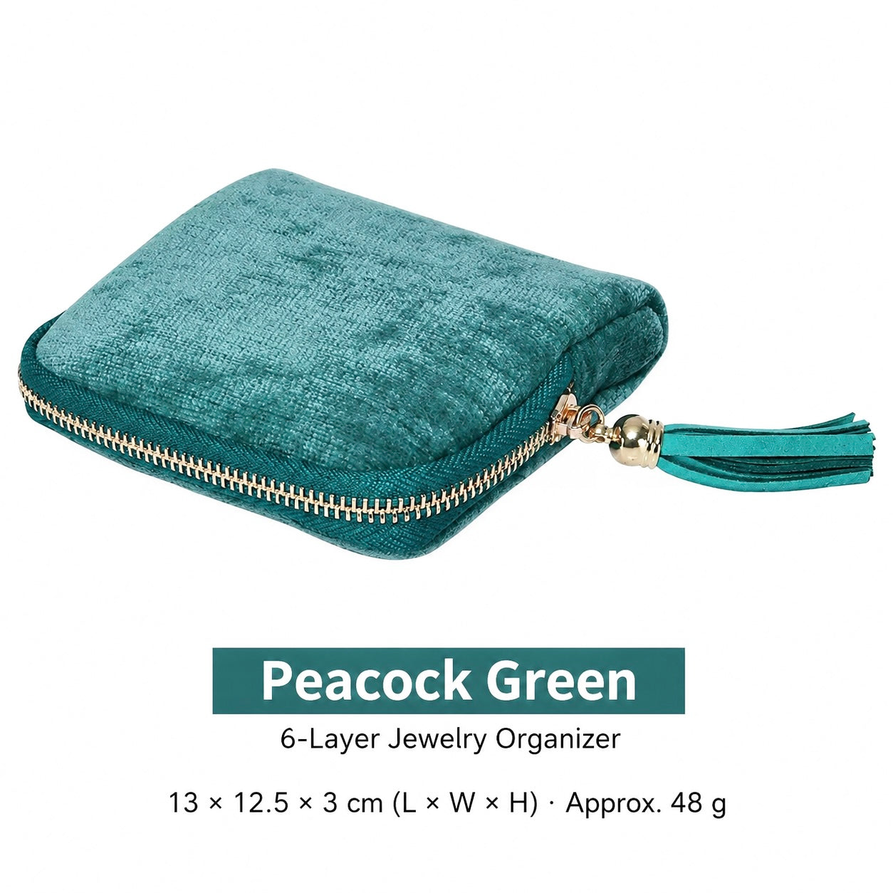 Lunelle Jewelry Pouch 6-Pocket Organizer - Lunelle Atelier