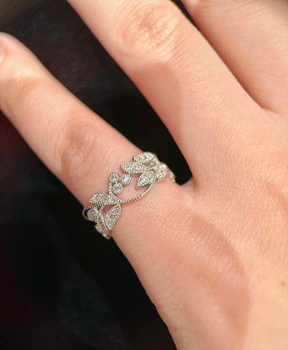 Vine Leaf Pinky Ring | Sterling Silver - Lunelle Atelier