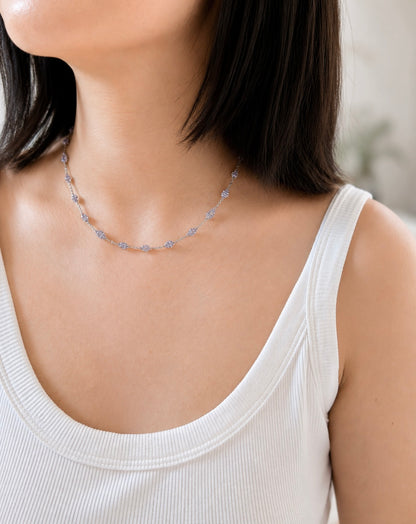 Veil of Light Necklace | Sterling Silver - Lunelle Atelier