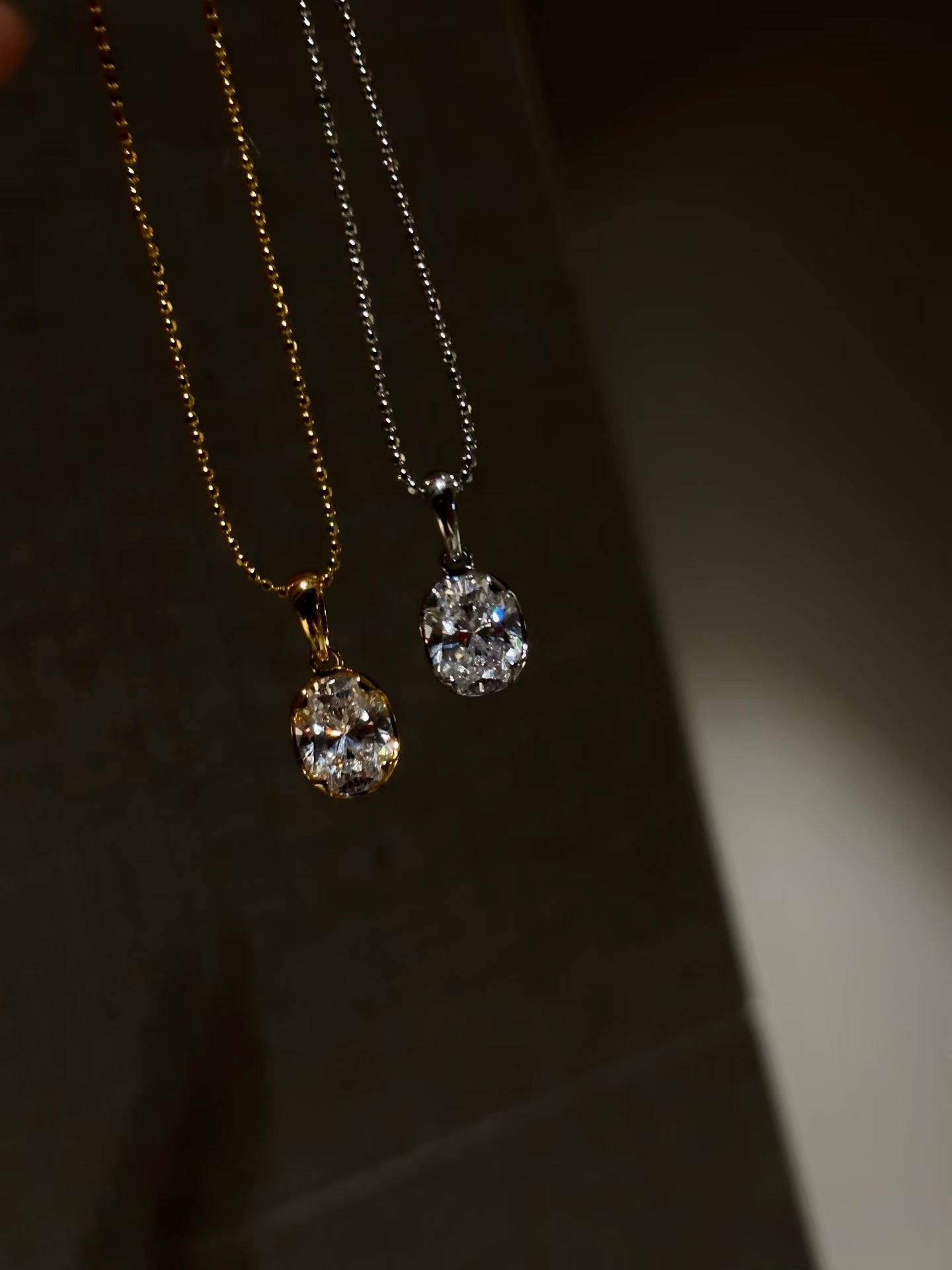 Silver Veil Pendant Necklace - Lunelle Atelier