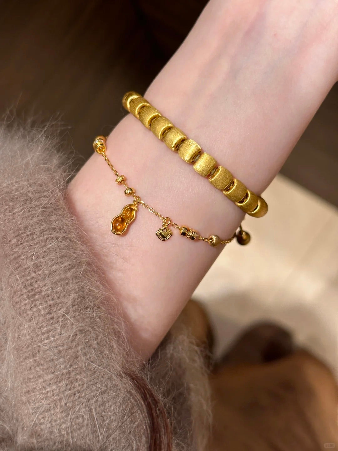 Lucky Peanut Charm Bracelet - Lunelle Atelier