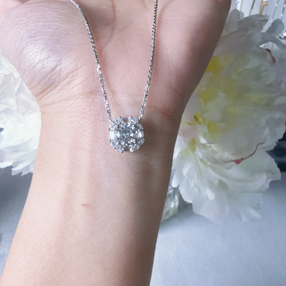 Baguette Bloom Necklace | Sterling Silver - Lunelle Atelier
