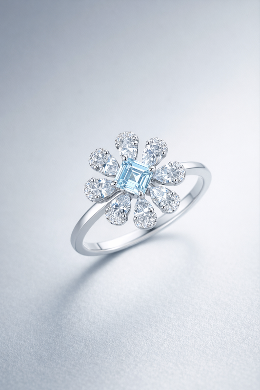 Sugar Bloom Daisy Ring - Lunelle Atelier