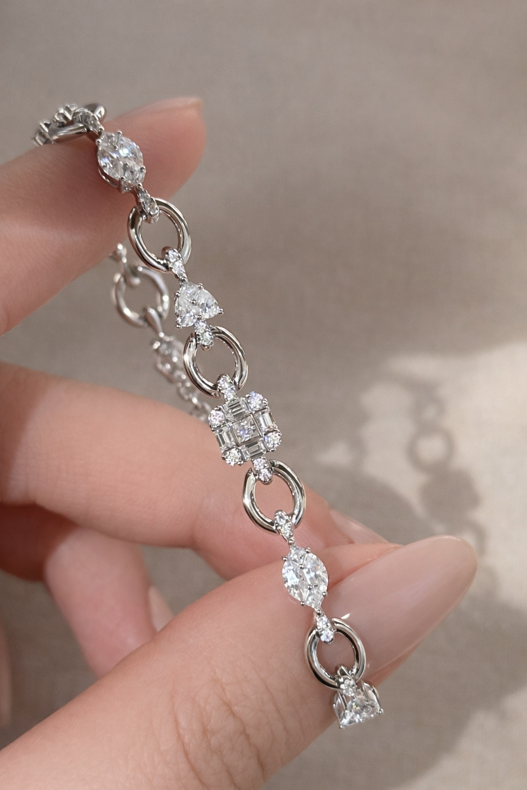 Halo Geometry Bracelet - Lunelle Atelier