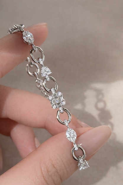 Halo Geometry Bracelet - Lunelle Atelier