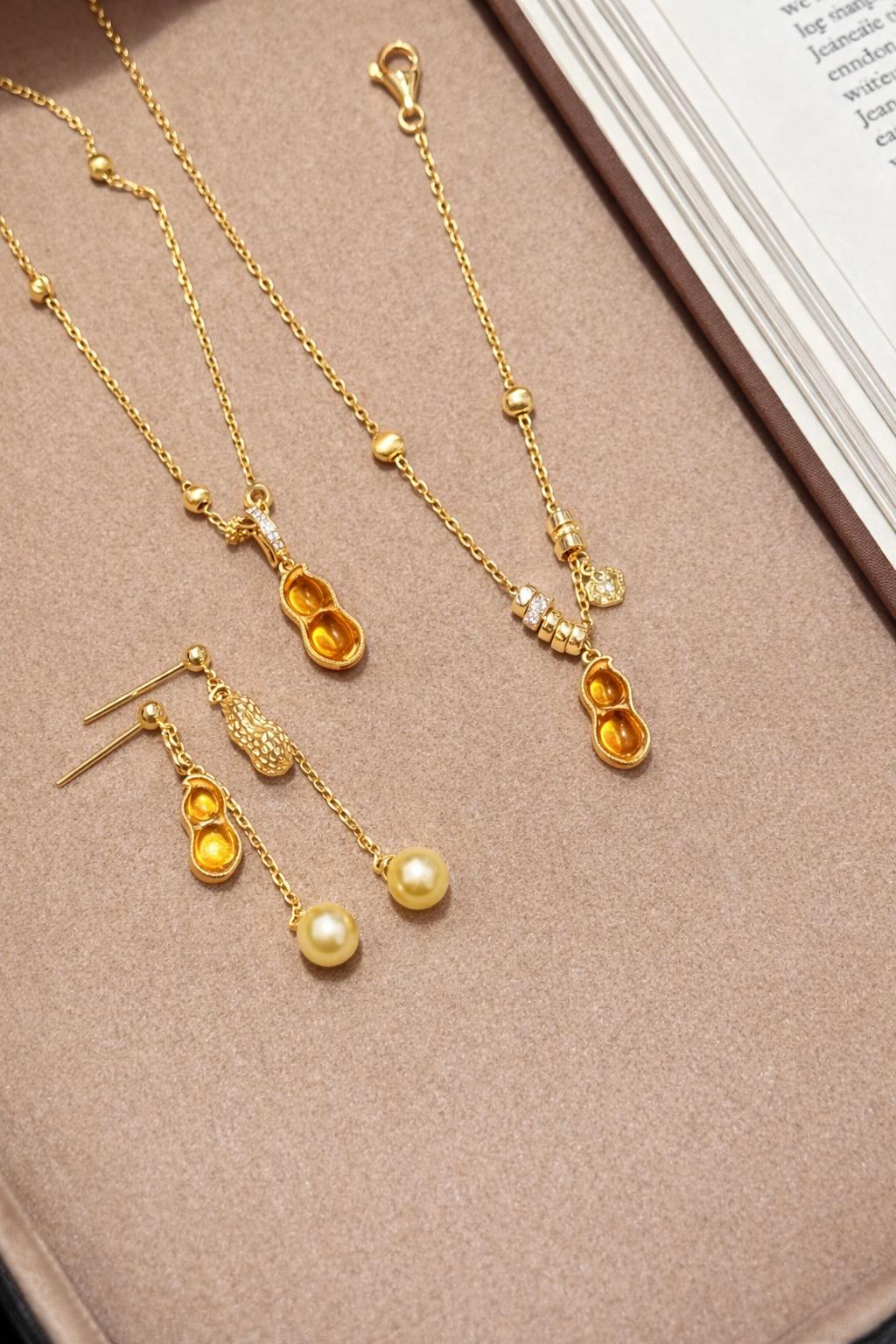 Lucky Peanut Necklace - Lunelle Atelier