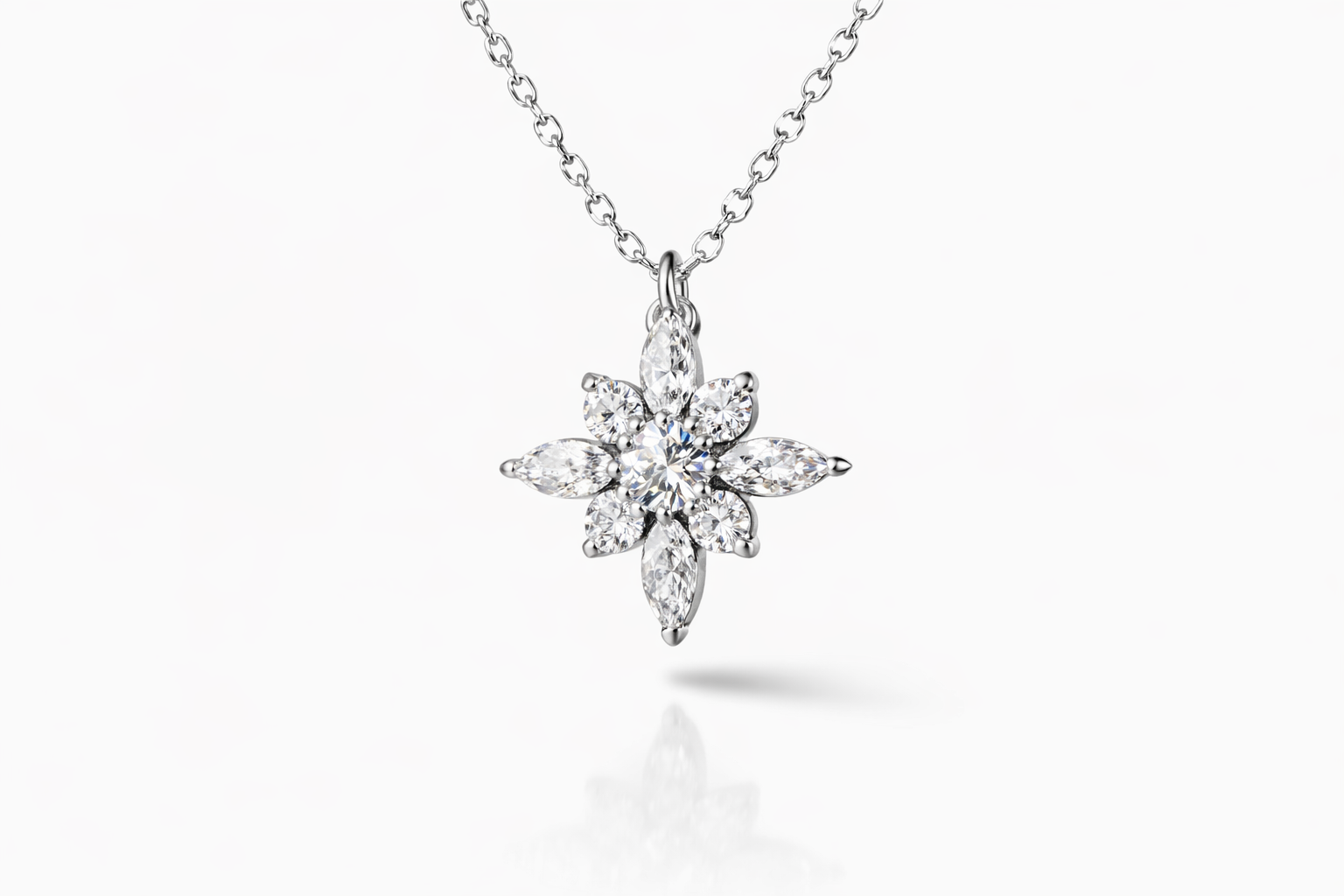 Starlume Snowflake Necklace - Lunelle Atelier