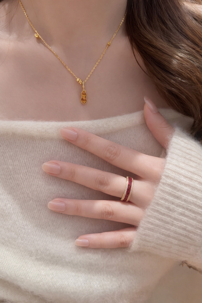 Lucky Peanut Necklace - Lunelle Atelier