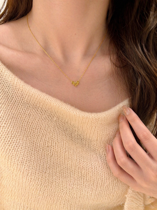 Citrus Kiss Heart Necklace - Lunelle Atelier