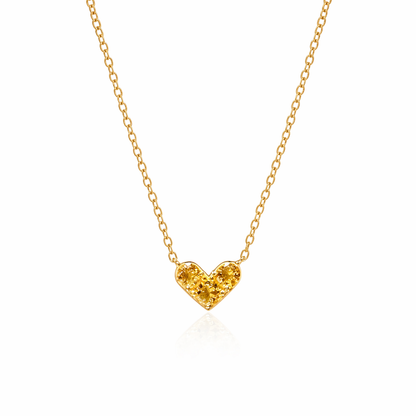 Citrus Kiss Heart Necklace - Lunelle Atelier