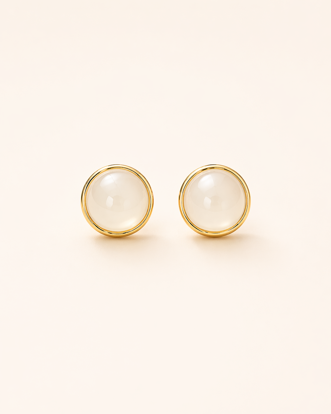 Lumi Jade Stud Collection | Sterling Silver - Lunelle Atelier