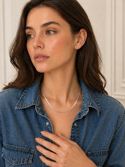 Lumi Silk Snake Chain - Lunelle Atelier