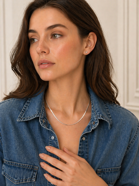 Lumi Silk Snake Chain - Lunelle Atelier