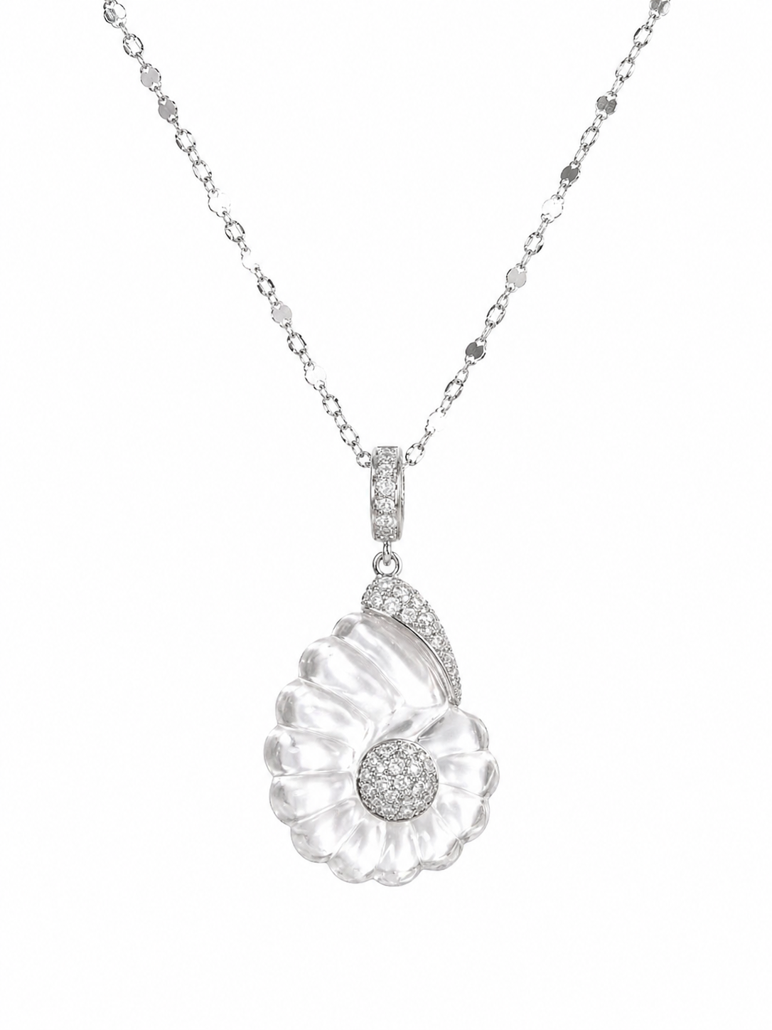 Ocean Whisper Shell Pendant - Lunelle Atelier