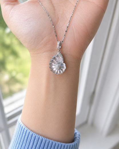 Ocean Whisper Shell Pendant - Lunelle Atelier