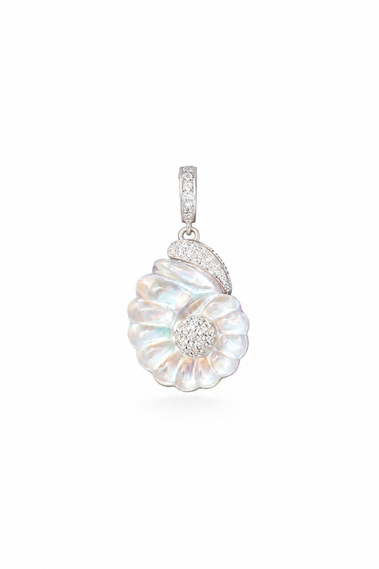 Ocean Whisper Shell Pendant - Lunelle Atelier