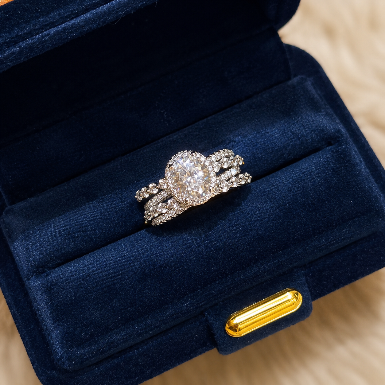 Stellar Orbit Moissanite Ring - Lunelle Atelier