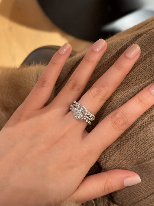Stellar Orbit Moissanite Ring - Lunelle Atelier