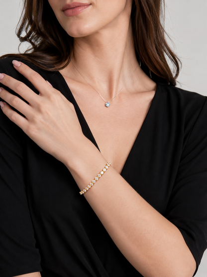 Celeste Tennis Bracelet - Lunelle Atelier