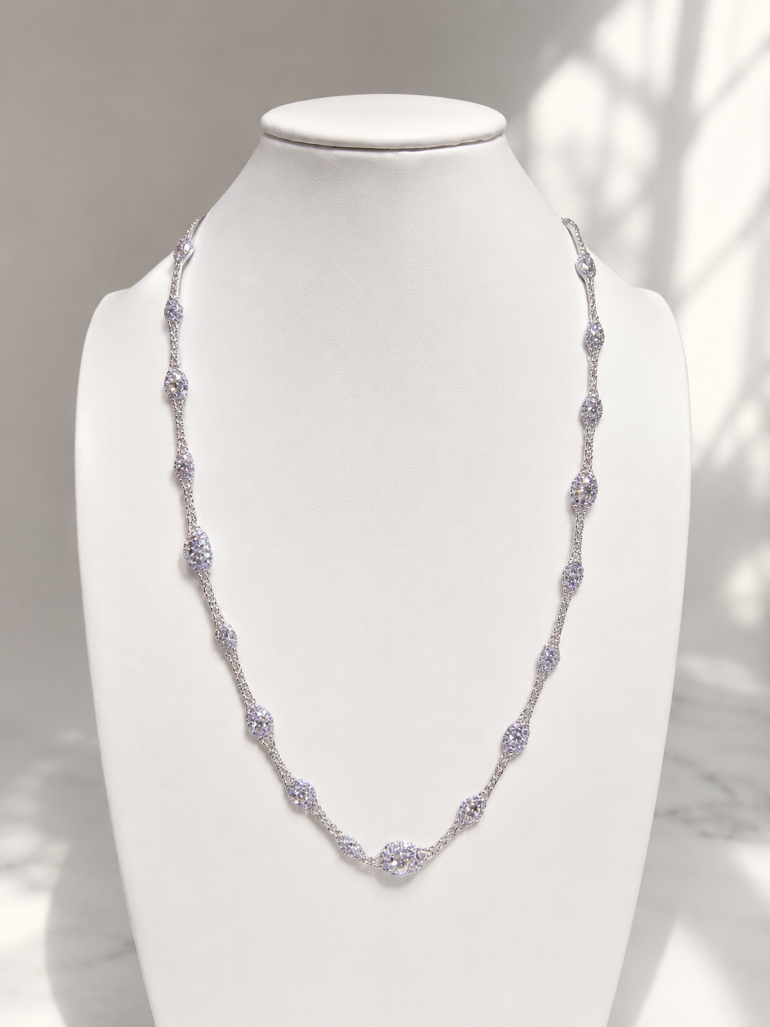 Veil of Light Necklace | Sterling Silver