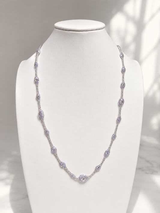 Veil of Light Necklace | Sterling Silver