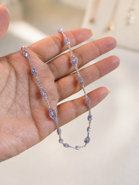 Veil of Light Necklace | Sterling Silver
