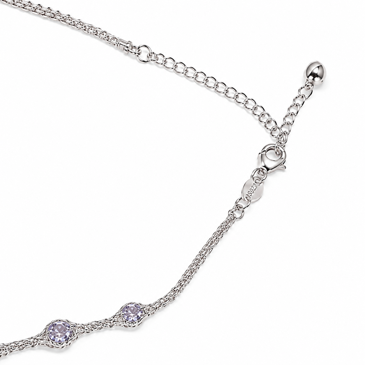 Veil of Light Necklace | Sterling Silver
