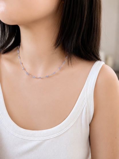 Veil of Light Necklace | Sterling Silver
