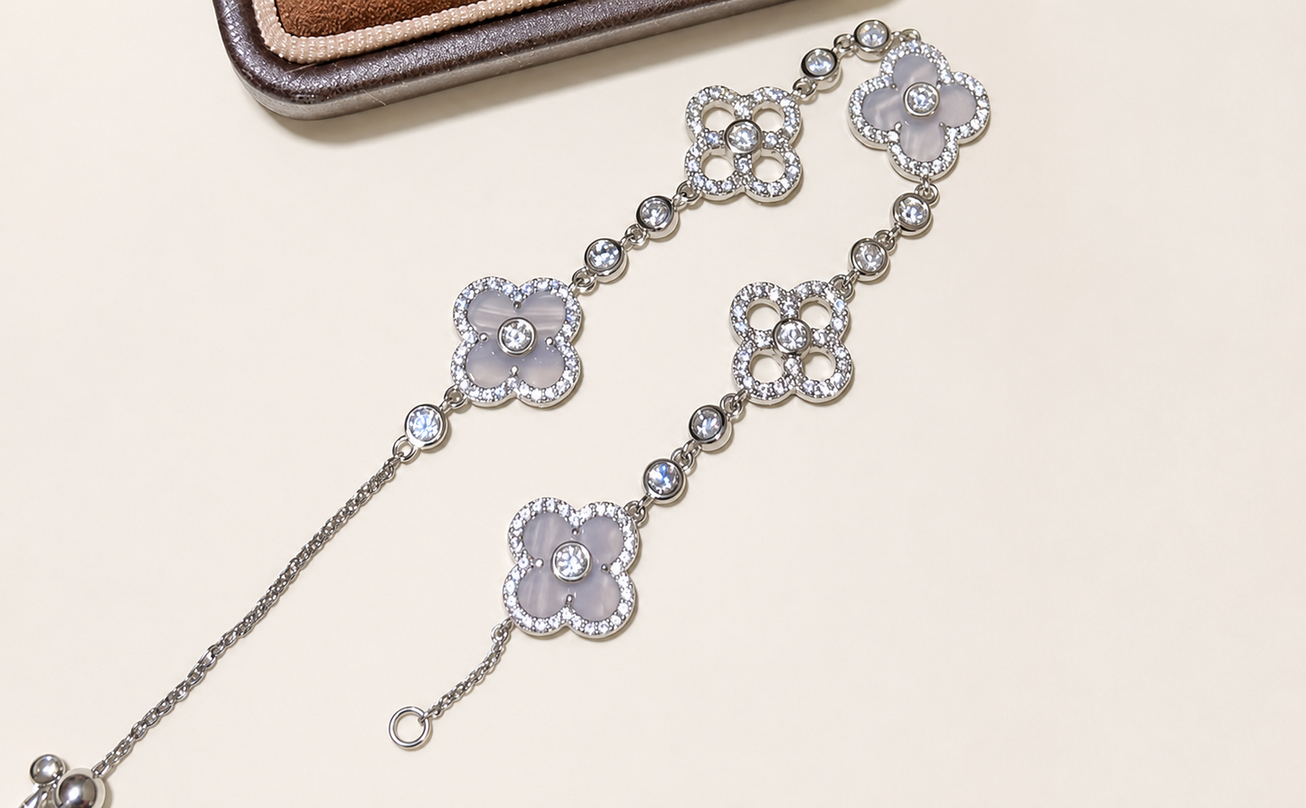 Lavender Petal Chalcedony Bracelet - Lunelle Atelier