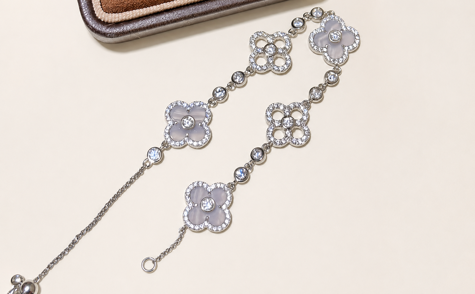 Lavender Petal Chalcedony Bracelet - Lunelle Atelier