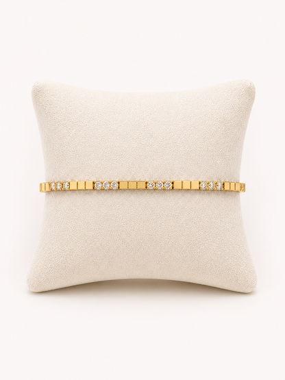 Modern Bar Tennis Bracelet