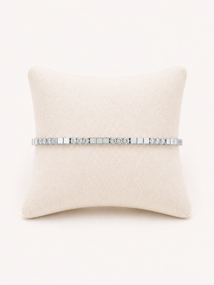Modern Bar Tennis Bracelet