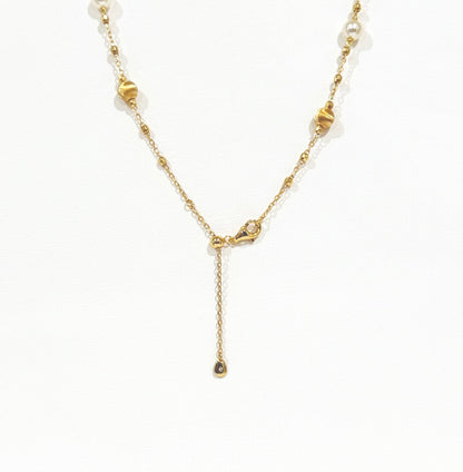 Dreamlight Cat's Eye Long Necklace - Lunelle Atelier