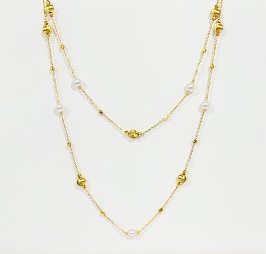 Dreamlight Cat's Eye Long Necklace - Lunelle Atelier