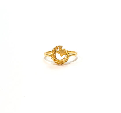 Moonlit Stardream Ring | 18K Gold Plated Sterling Silver - Lunelle Atelier