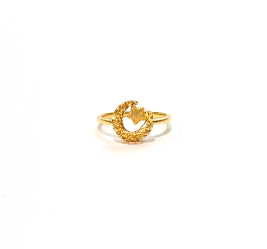 Moonlit Stardream Ring | 18K Gold Plated Sterling Silver - Lunelle Atelier