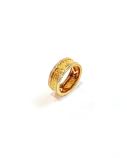 Aura of Grain Ring | 18K Gold Plated Sterling Silver - Lunelle Atelier