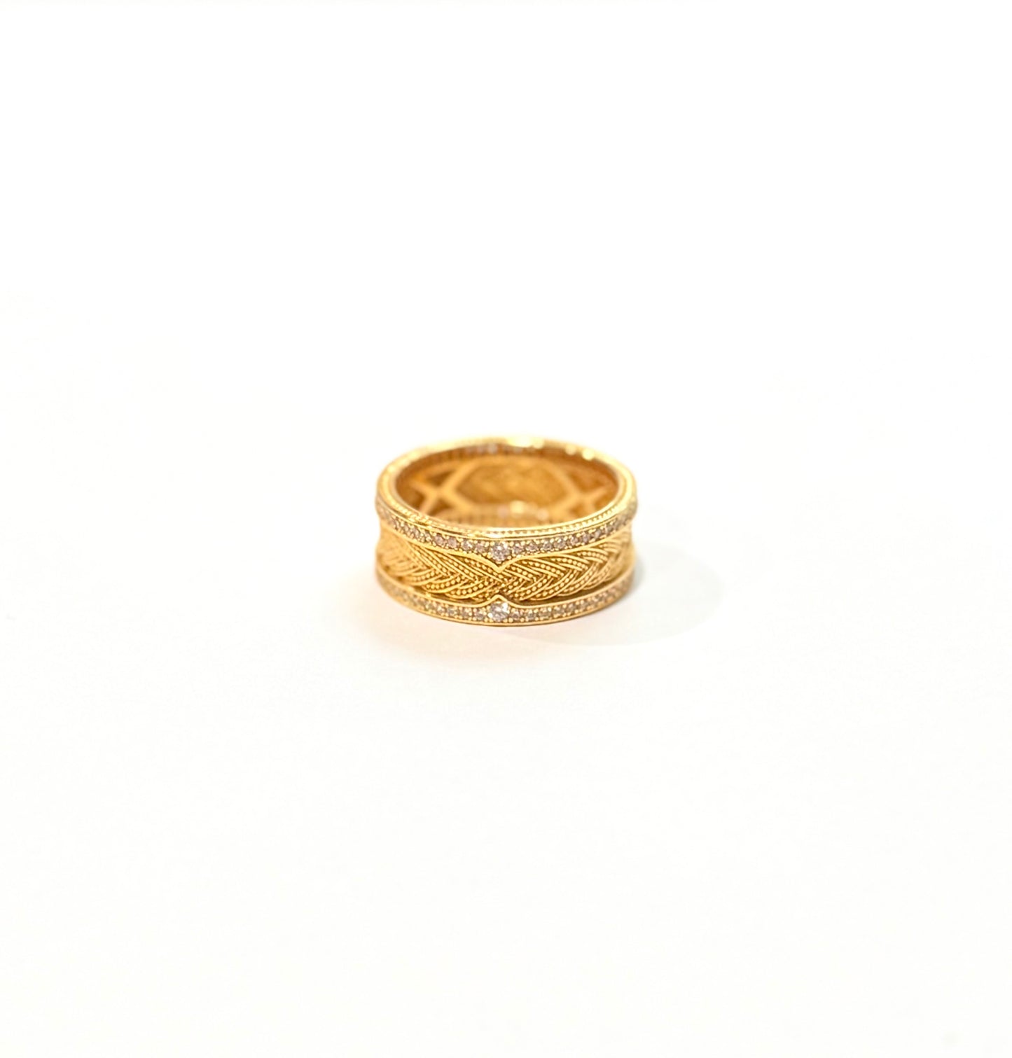 Aura of Grain Ring | 18K Gold Plated Sterling Silver - Lunelle Atelier