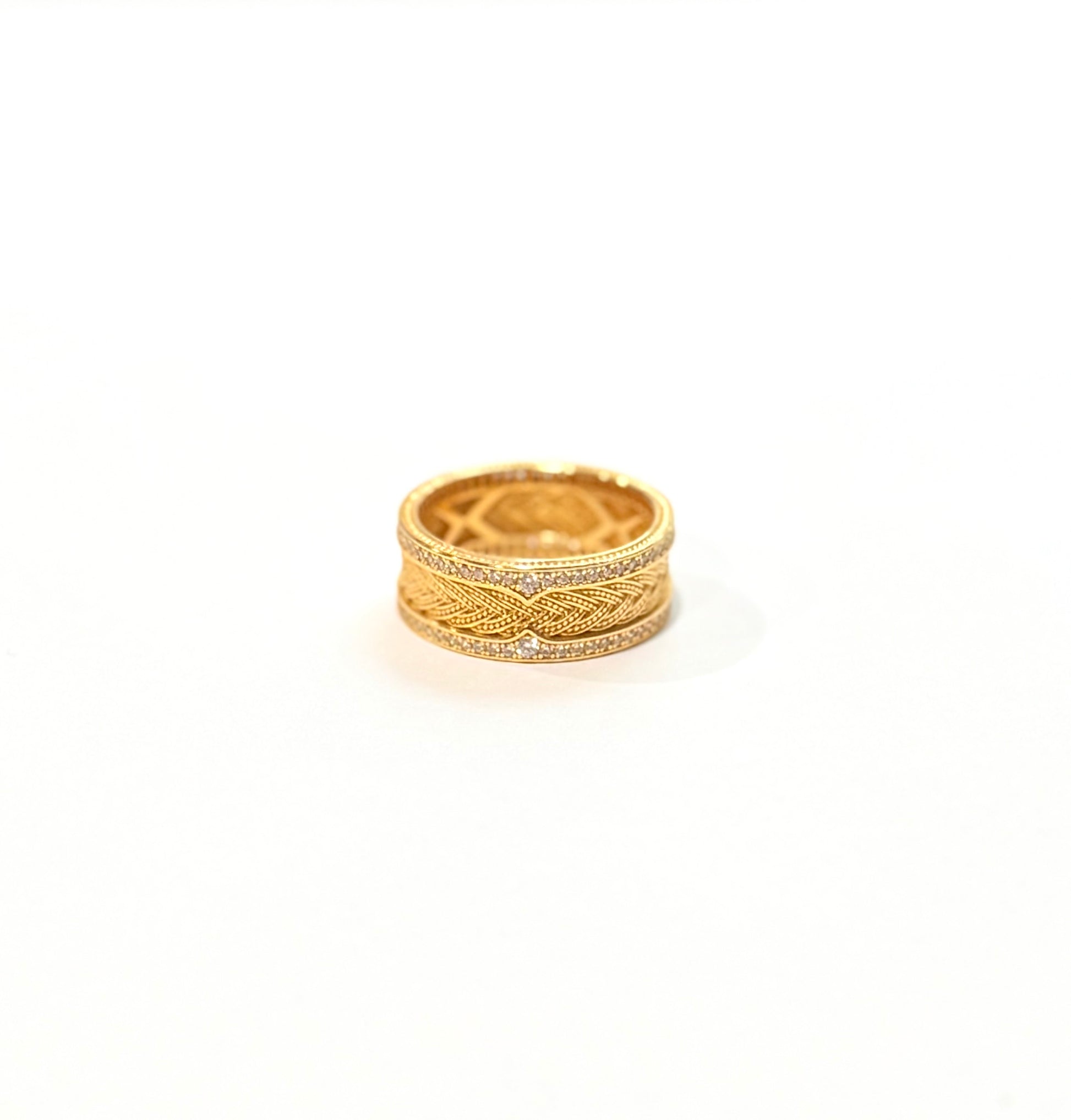 Aura of Grain Ring | 18K Gold Plated Sterling Silver - Lunelle Atelier