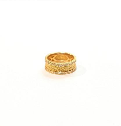 Aura of Grain Ring | 18K Gold Plated Sterling Silver - Lunelle Atelier