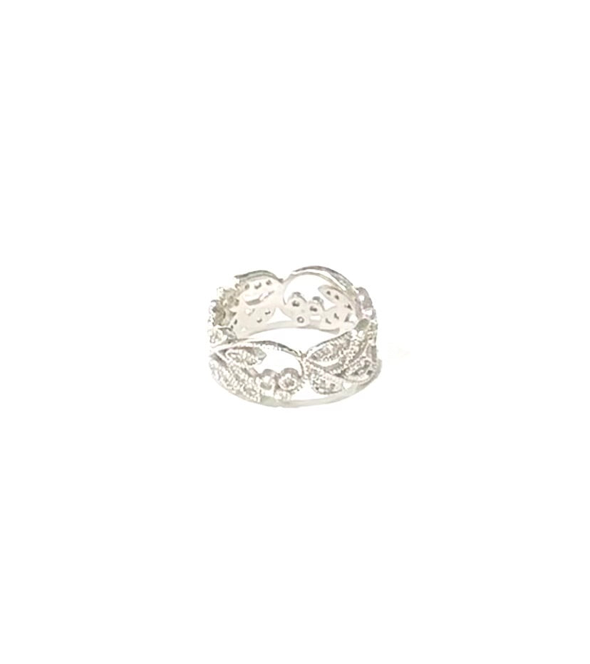 Vine Leaf Pinky Ring | Sterling Silver - Lunelle Atelier
