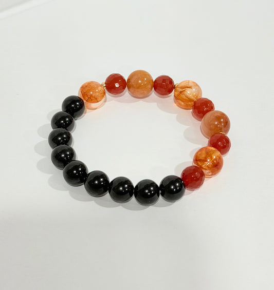 Garnet Red Agate Bracelet - Lunelle Atelier