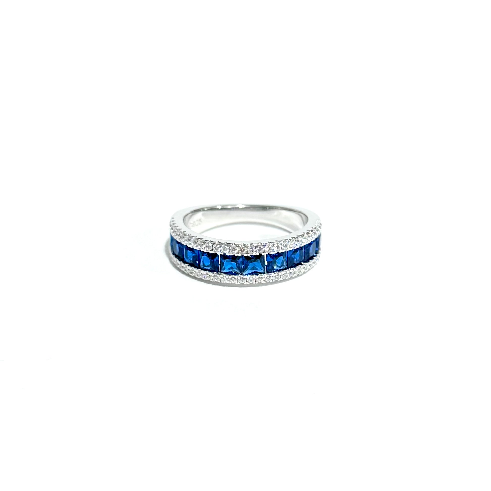 Midnight Riva Lab-Grown Sapphire Band - Lunelle Atelier